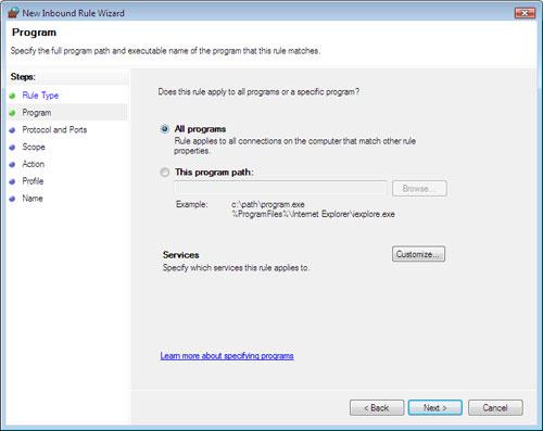 WindowsVista防火墙安全攻略(下)