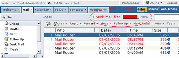 Lotus Domino Web Access ��������ָʾ��