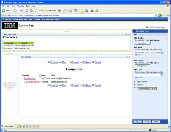 图 12. 安装后 Visual Studio .NET 中可以使用的 Web Part Library 选项