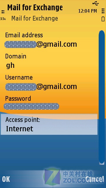 如何使用Nokia Mail For Exchange同步google数据