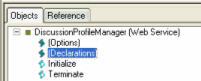 Web 服务的 Declarations 段