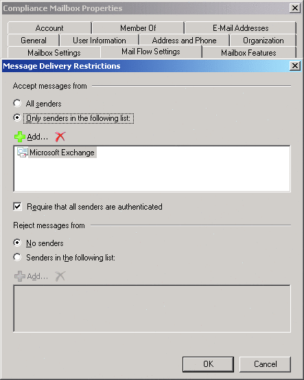 图 3 邮件传送限制