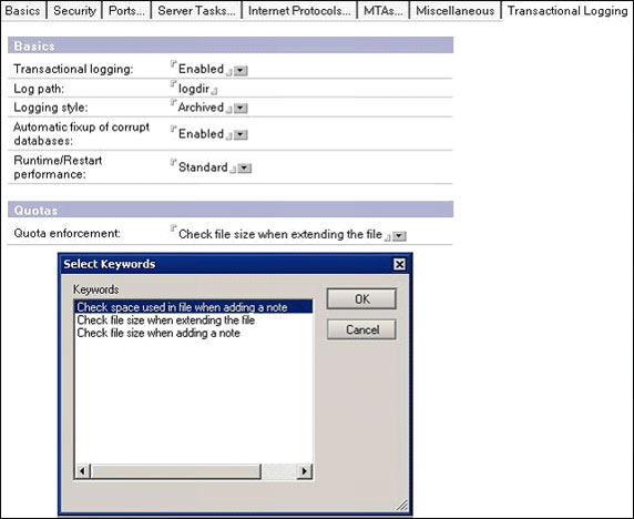 Transactional Logging 附签