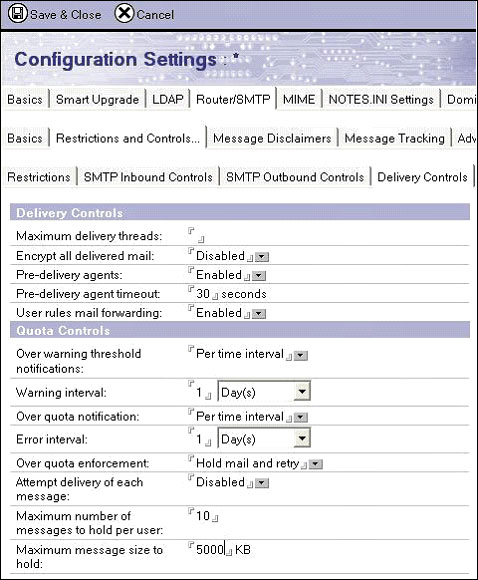 样例 Configuration 文档