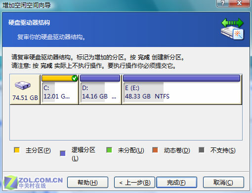 Vista磁盘管理
