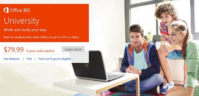 微软向全美大学生赠送 3 个月免费 Office 365 大学版与 SkyDrive 20GB 空间