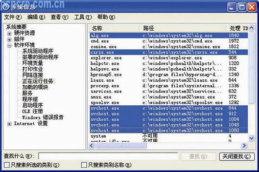 Windows进程信息不可用解决办法