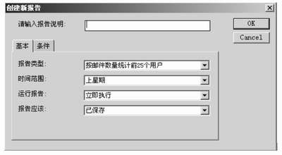 生成邮件使用报告